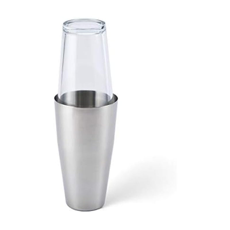 Houdini Boston Cocktail Shaker, 24 Ounce, Stainless Steel/Glass - Image 1